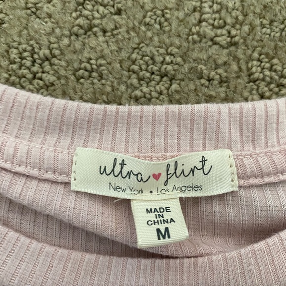 Light Pink Frilly Long Sleeve Top - Picture 6 of 11